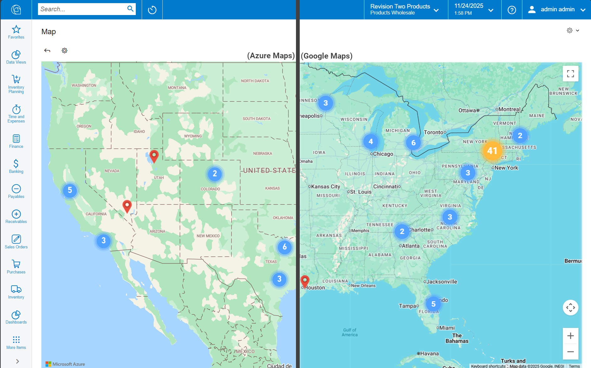 Plot Generic Inquiry addresses (annual subscription)