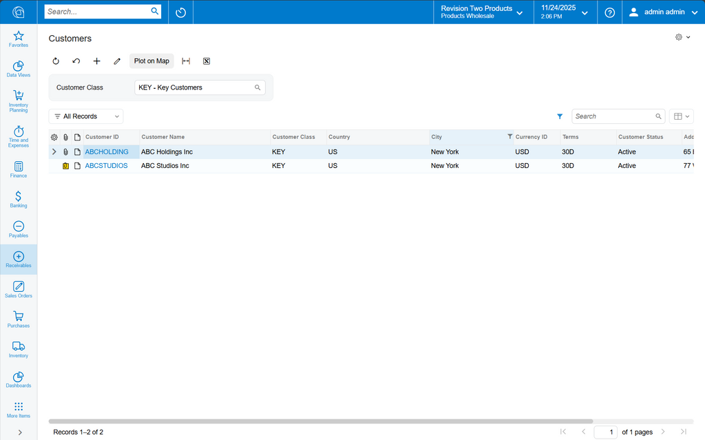 Plot Generic Inquiry addresses (annual subscription)